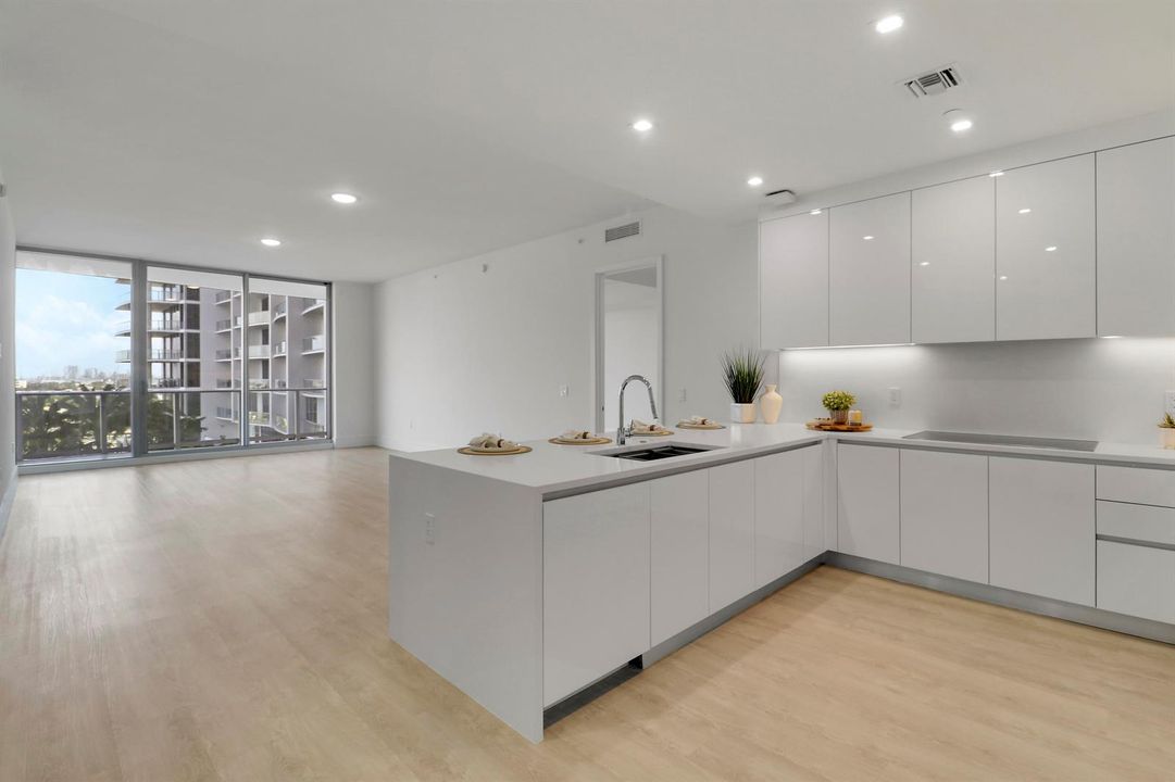 Kitchen west view