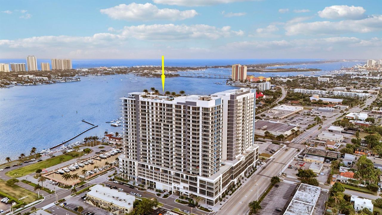 Aerial Southeast view
