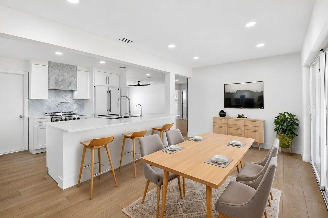 Kitchen with dining