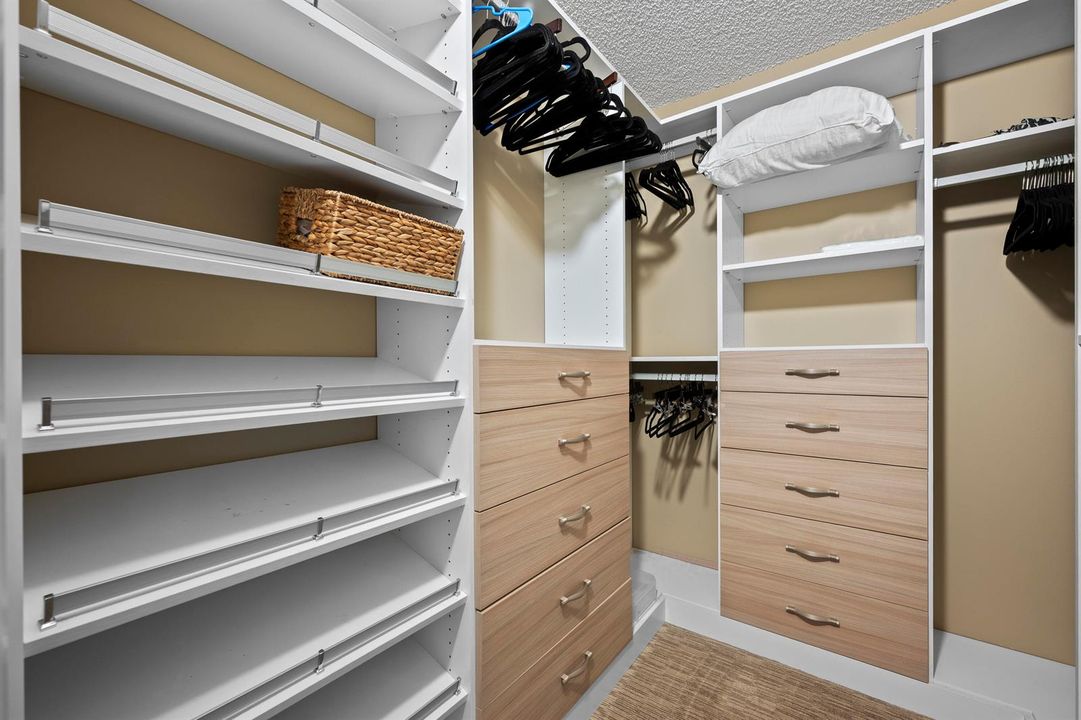 Custom Closet in Primary Bedroom