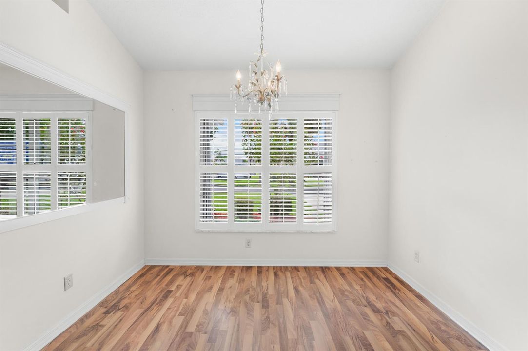Breakfast/dining nook in the kitchen