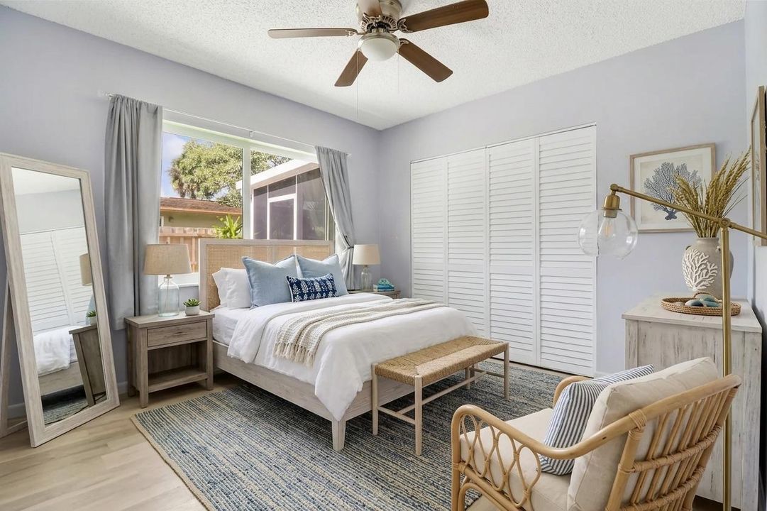 Guest bedroom 2 staged