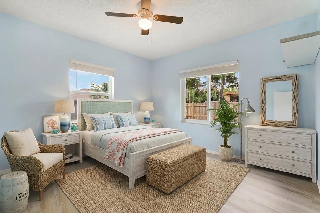 Guest bedroom 1 staged