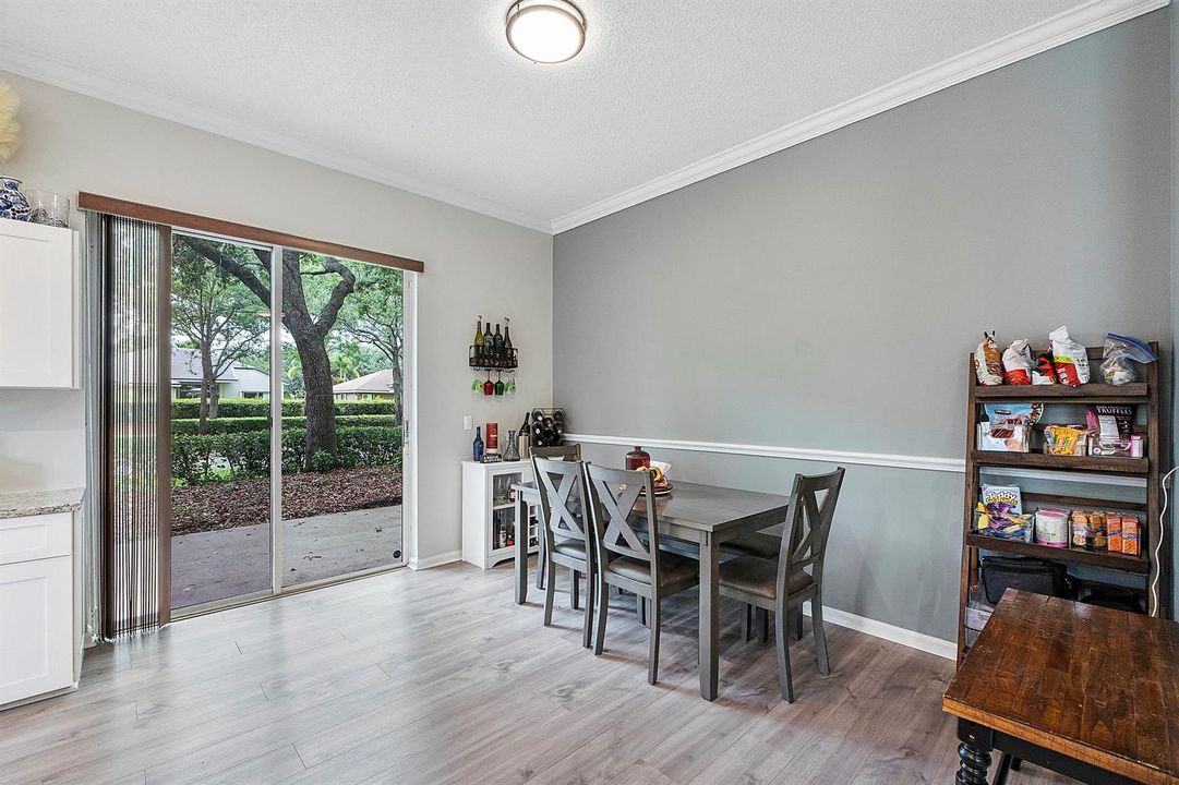 Dining off kitchen