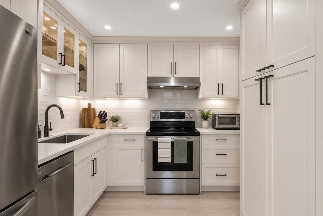 Virtually Rendered Kitchen