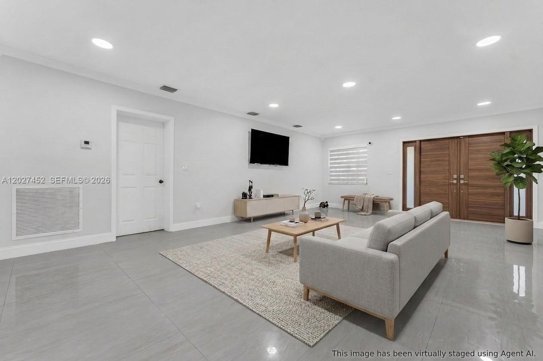 living room rendering