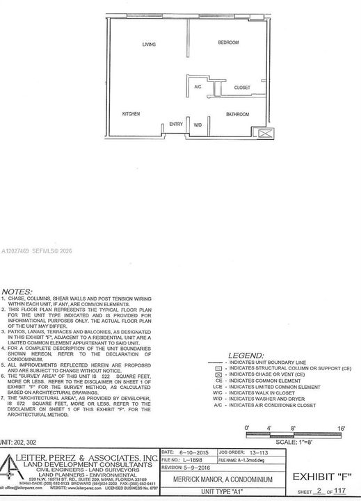 В аренду: $3,200 (1 спален, 1 ванн, 522 Квадратных фут)