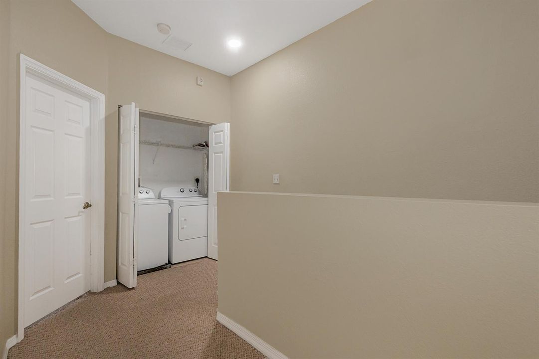 Laundry closet