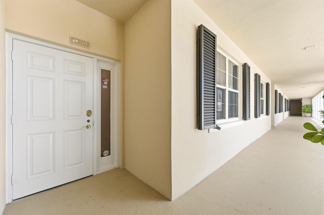Exterior entry