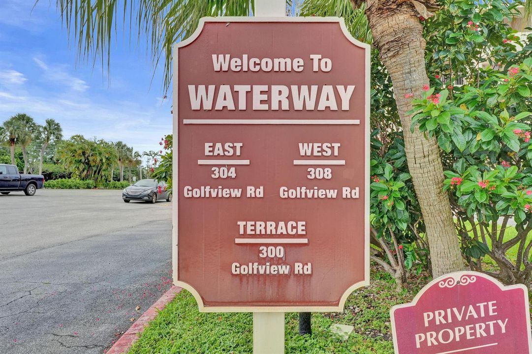 Waterway East-Sign