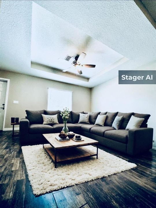 Staged Living Room