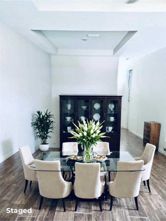 Staged Dining Room