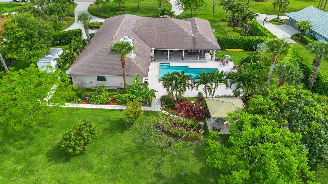 Aerial Back of Home