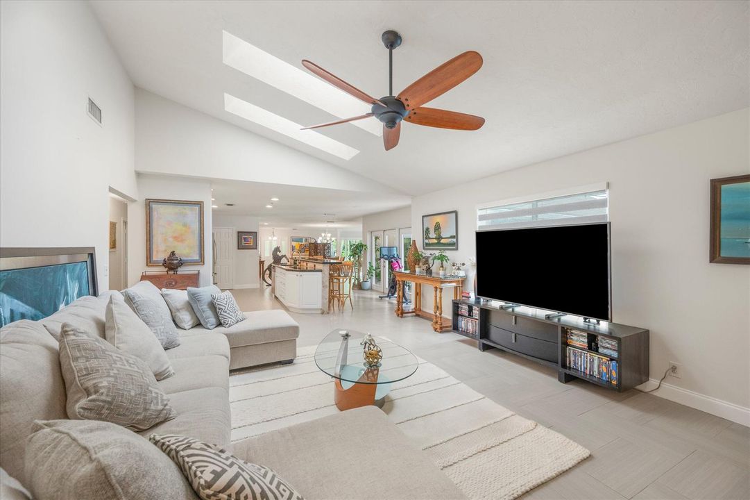 Family Room Into Kitchen