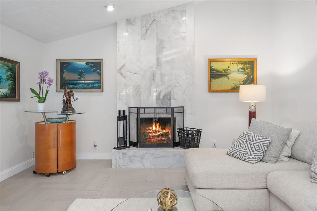 Wood Burning Fireplace