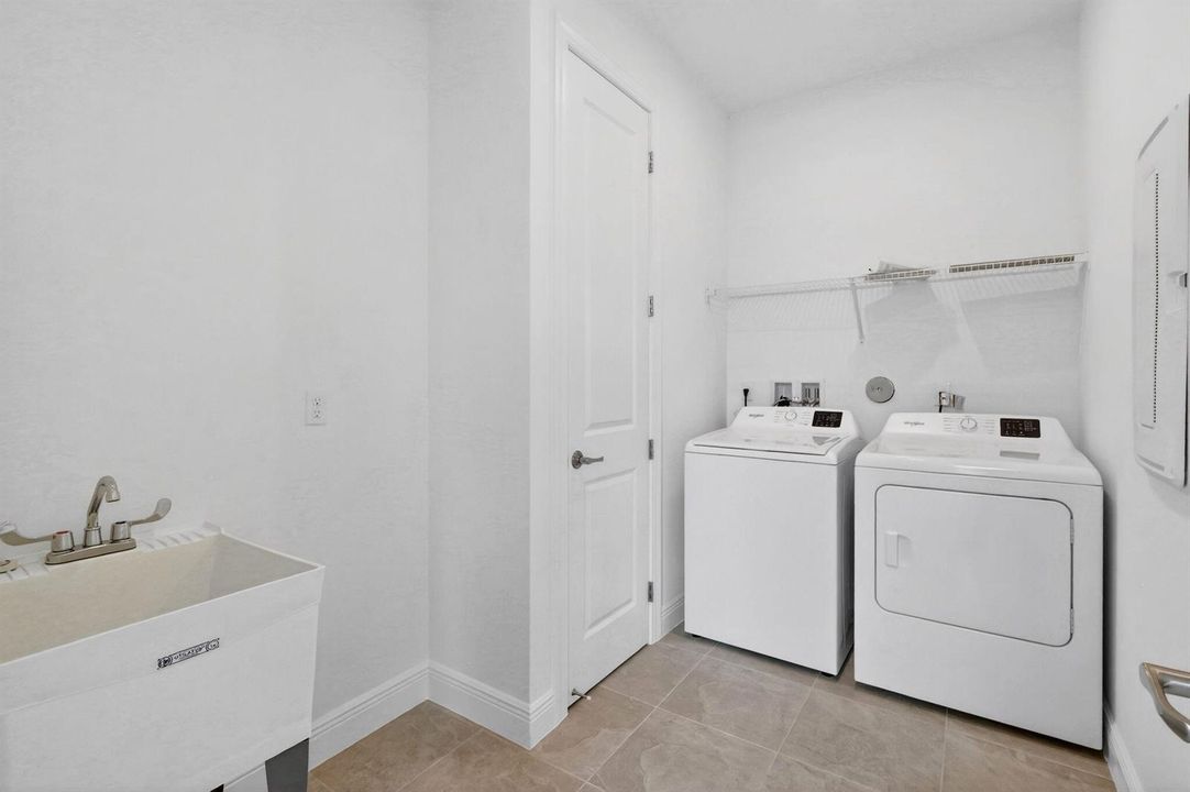 Upstairs laundry