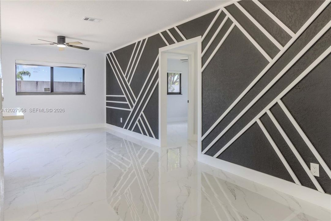 Accent wall