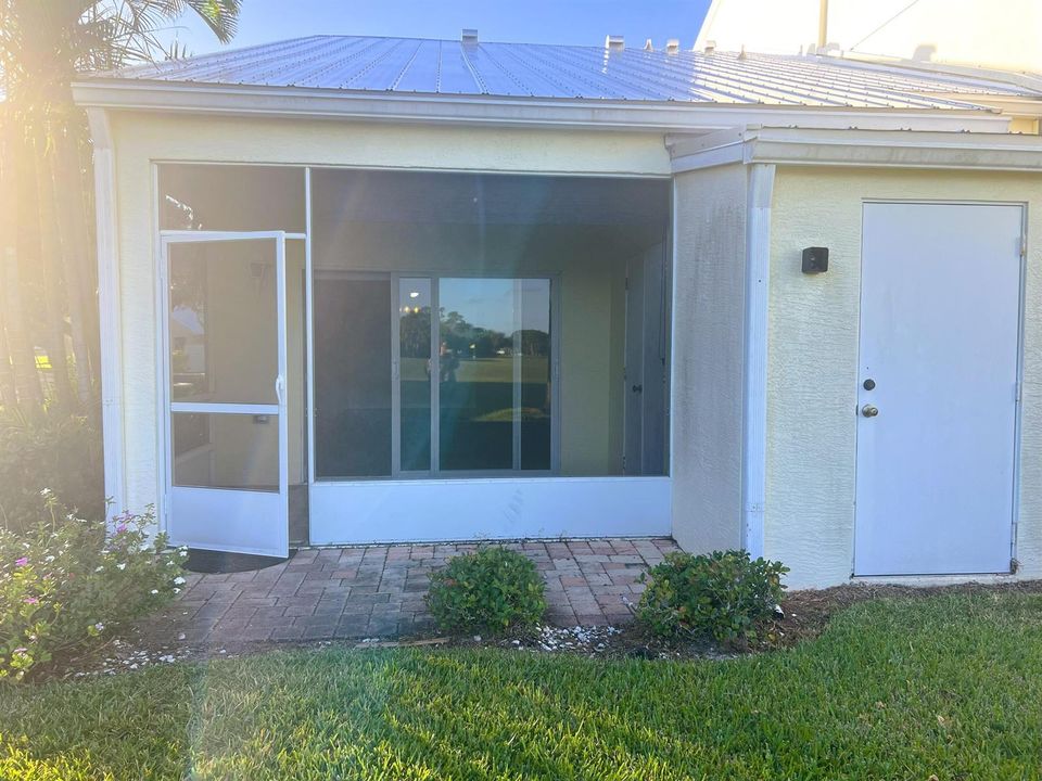 Exterior patio