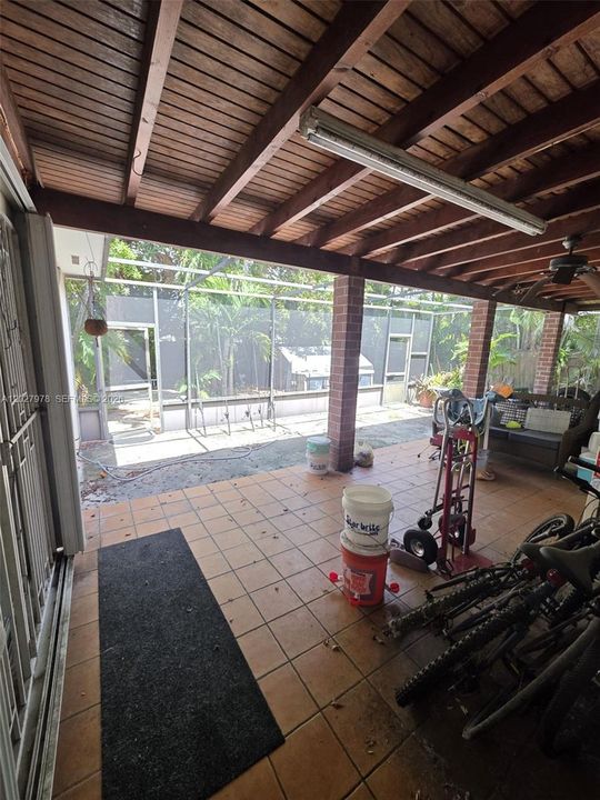 Patio in Rear