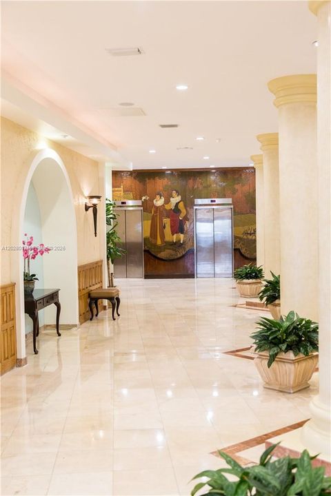 Hallway to the Elevators