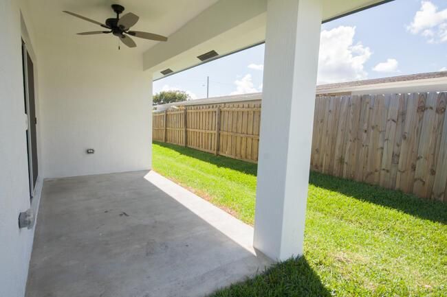 Back covered porch