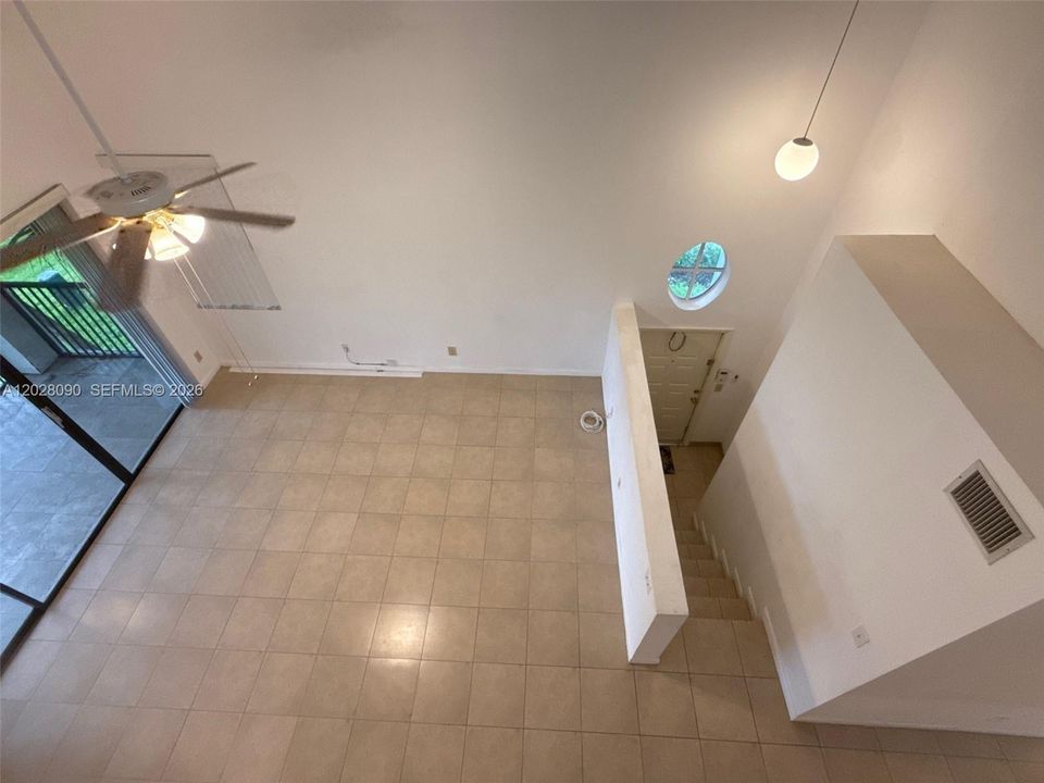 View of the main living area from the entrance to the Primary Bedroom