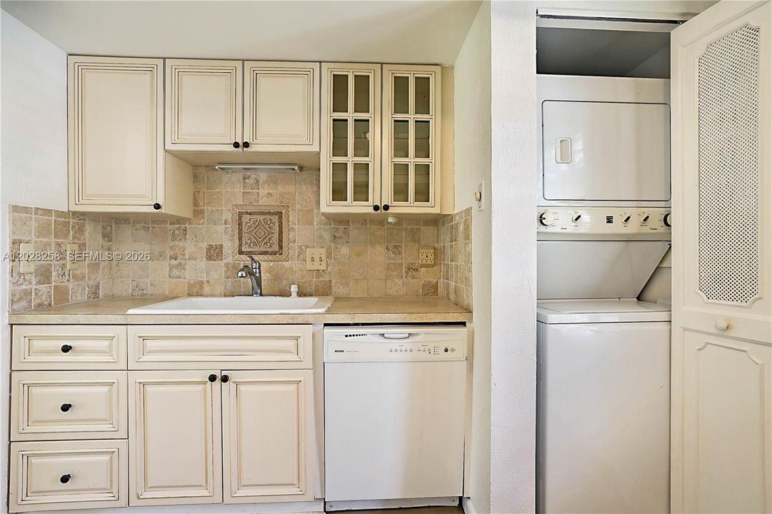 Washer Dryer inside