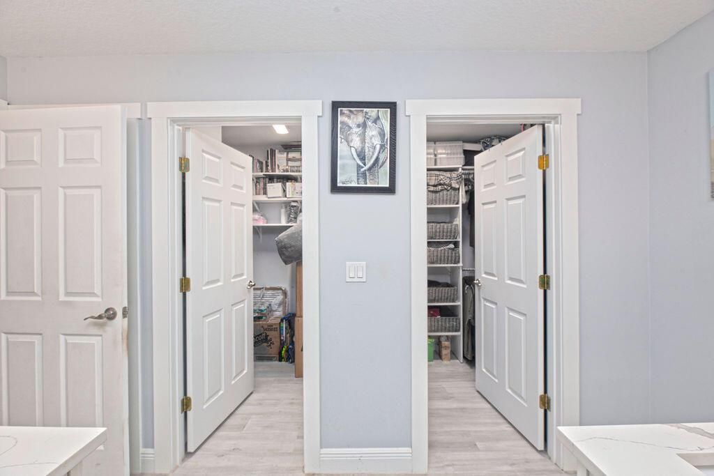 Primary Bathroom CLOSETS