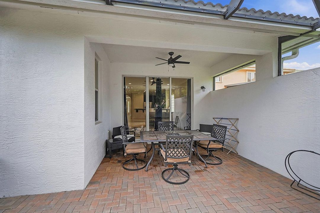 Large enclosed patio