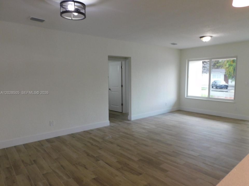 Plenty of wall space at social areas.
