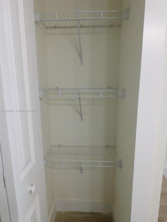 Closet at Primary Bathroom.