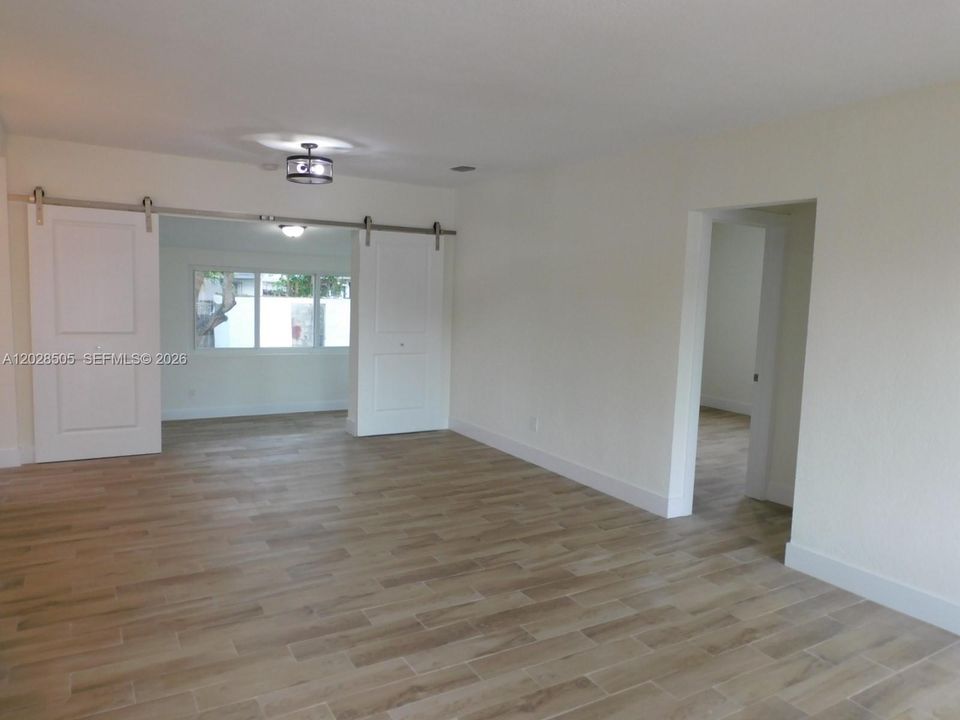 Good size dining area.