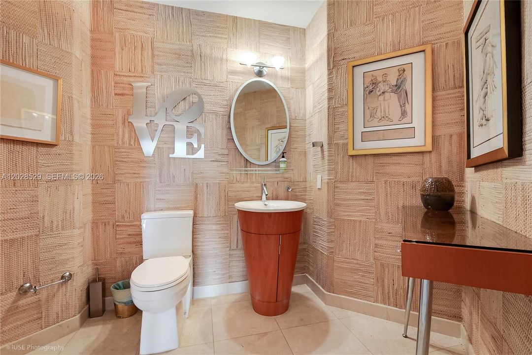 designer style guest bath