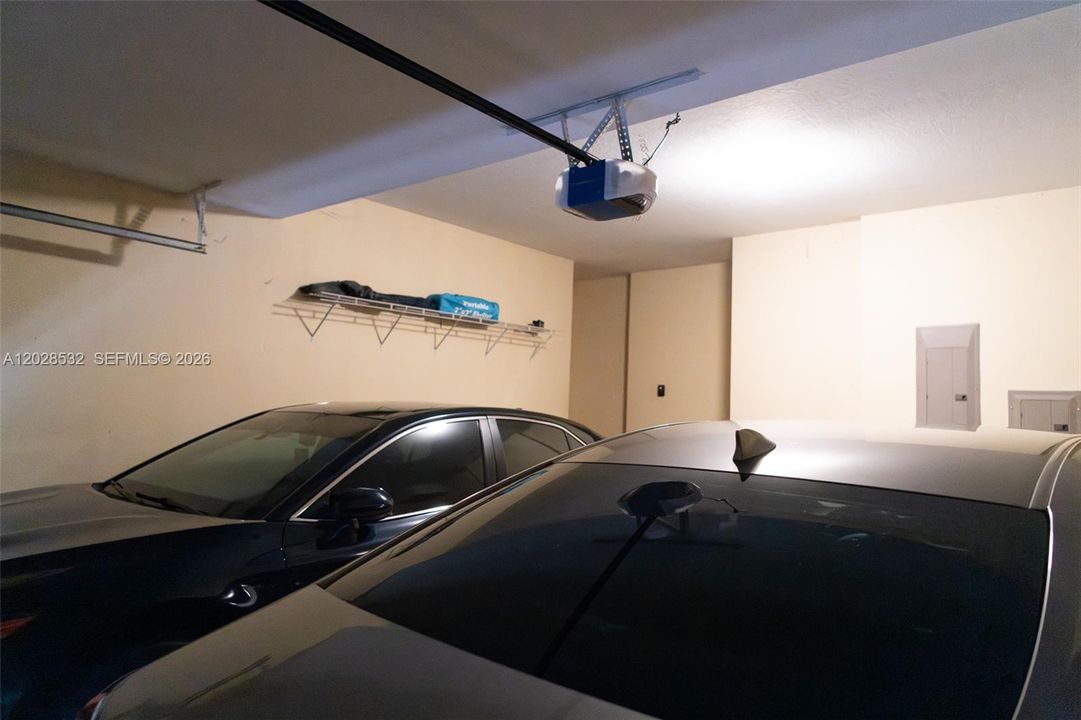 Large 2 car garage