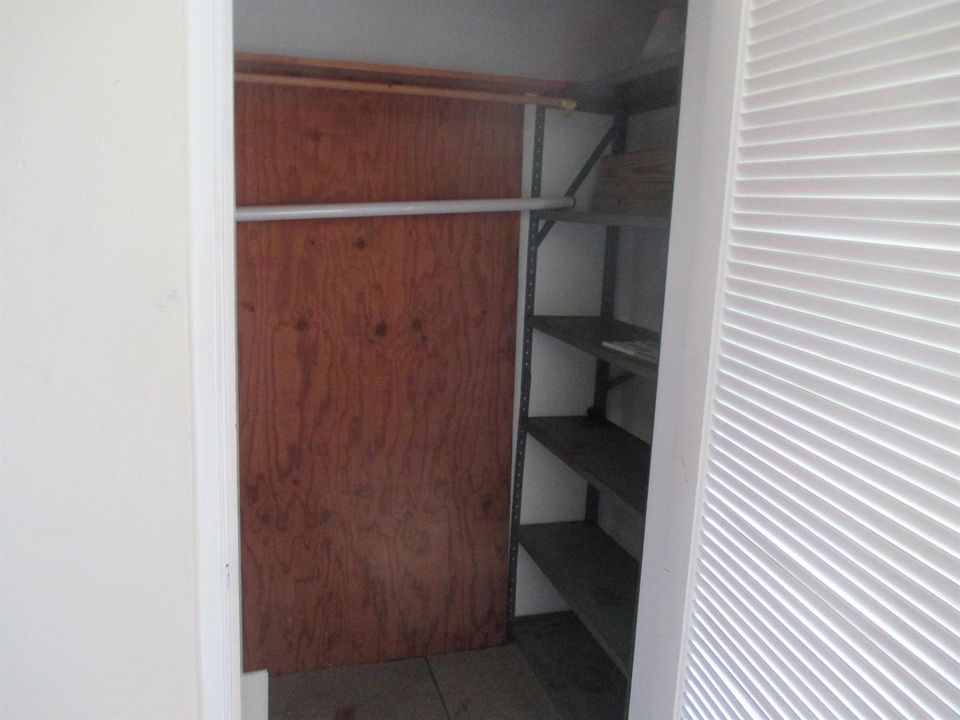 Patio Storage closet