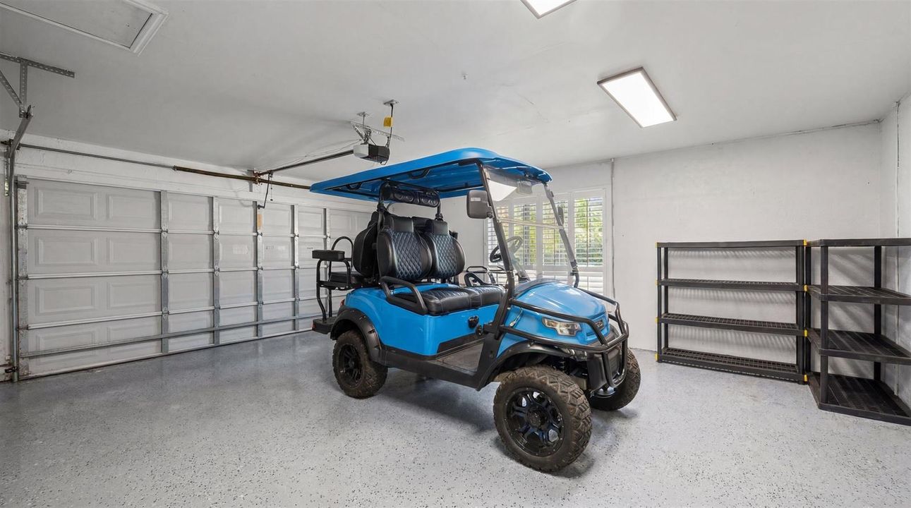 Two car garage