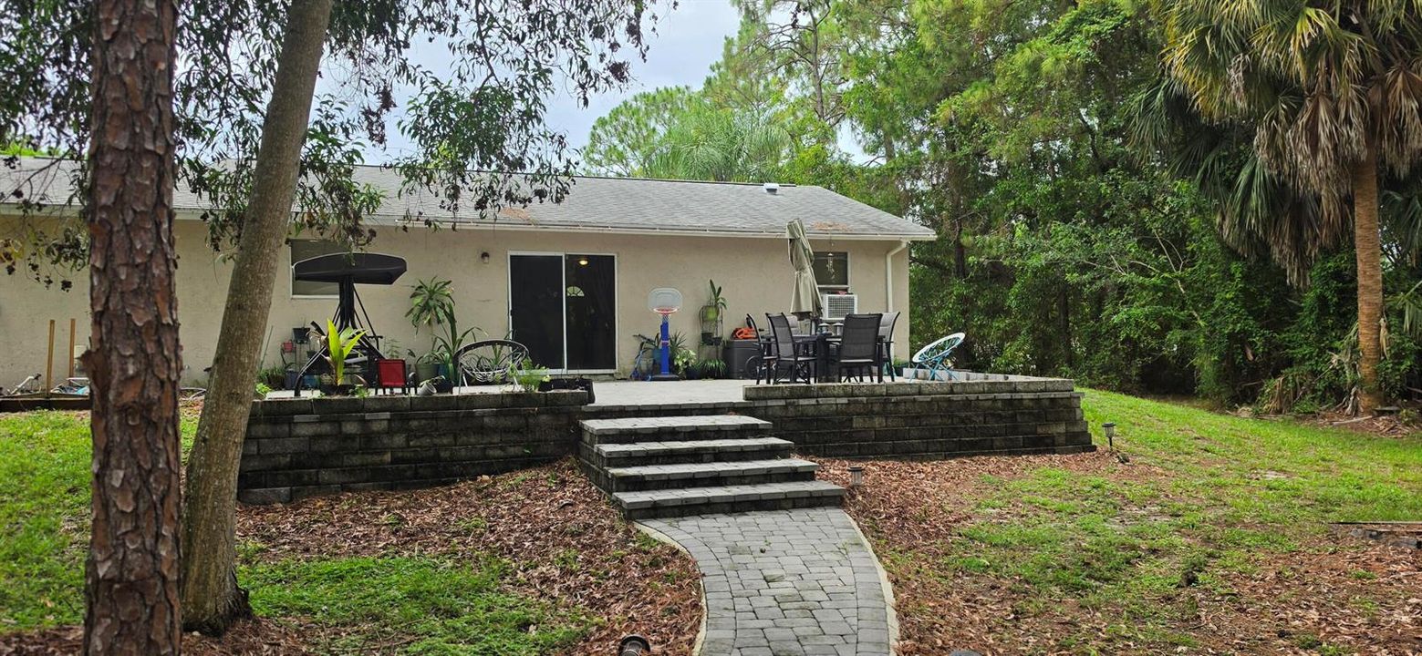 Paver patio