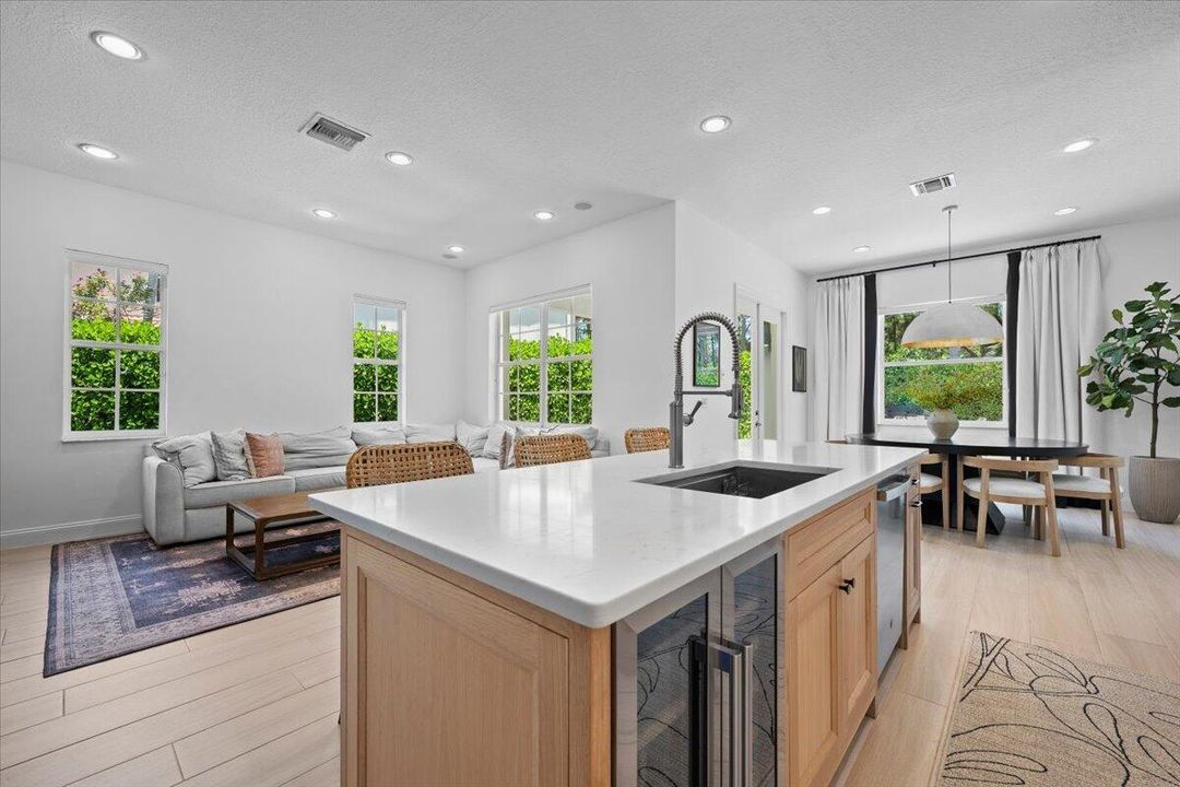 Kitchen Leading to Family/Breakfast Area