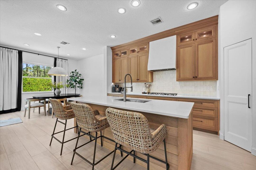Open Modern Chefs Kitchen