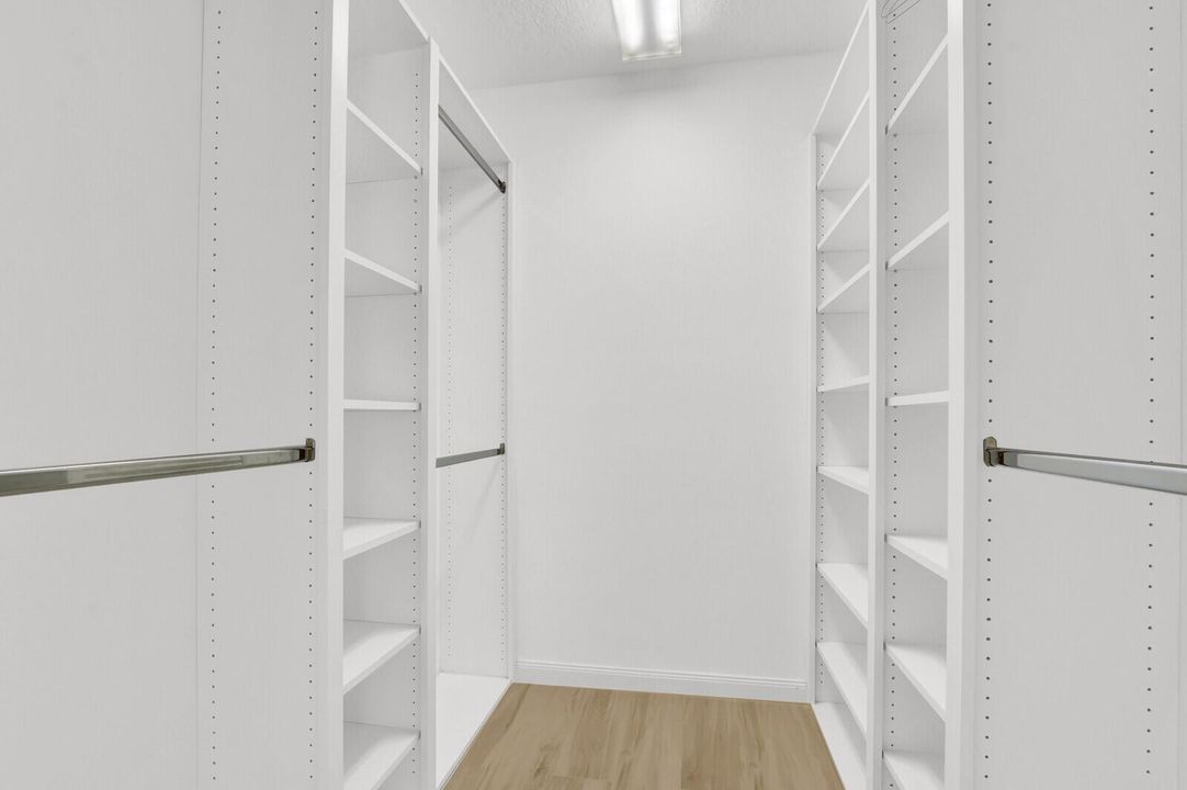 Primary walk-in closet