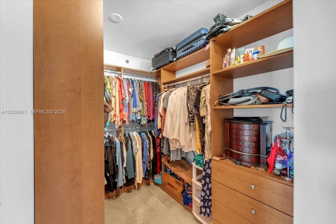 Laundry closet in the 2nd full bathroom with a shower for your guest.