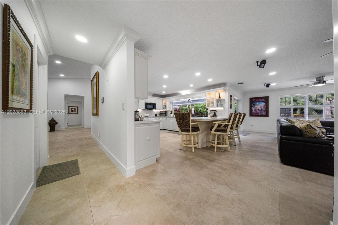 Hallway leading to bedrooms.