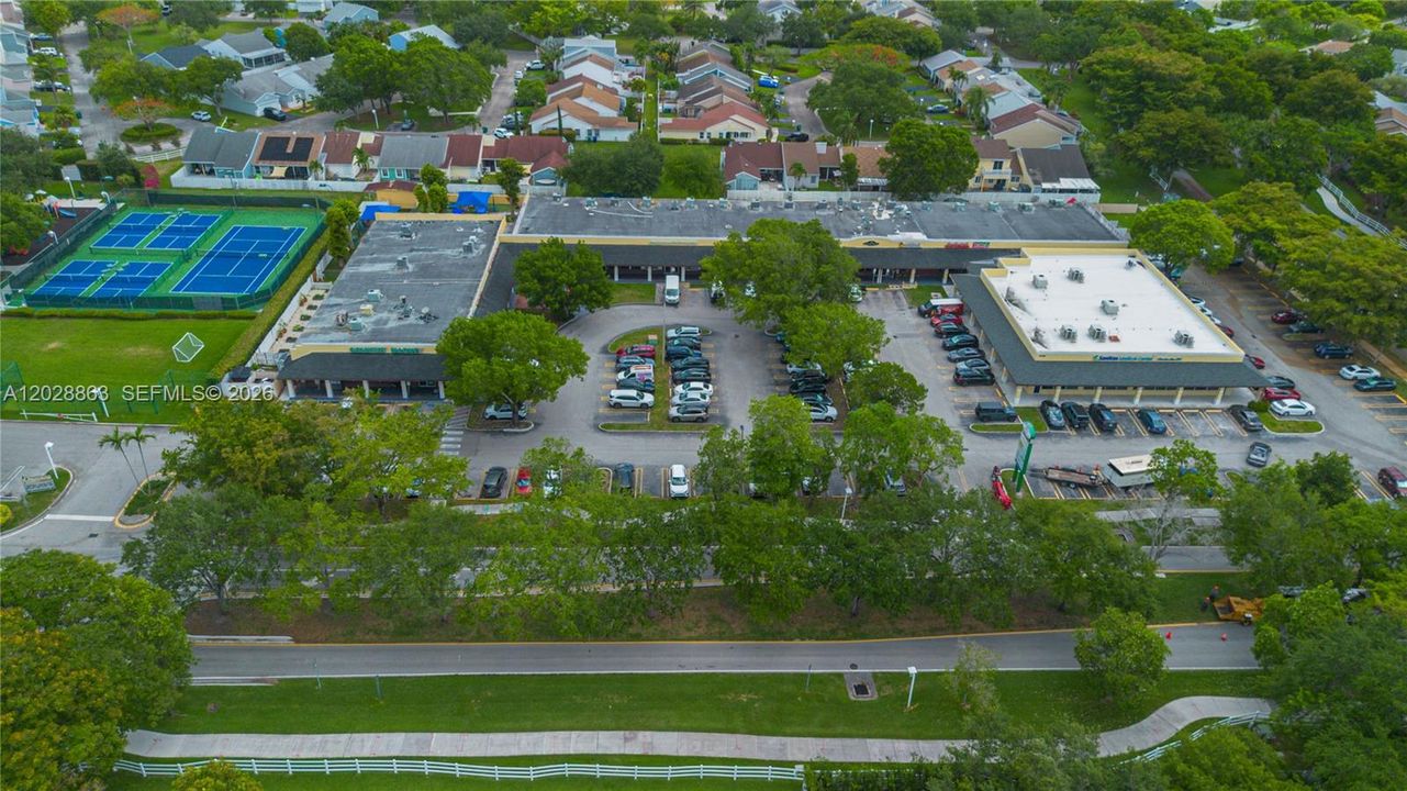 Country Market, Drycleaner, Restaurants, Daycare in the community.