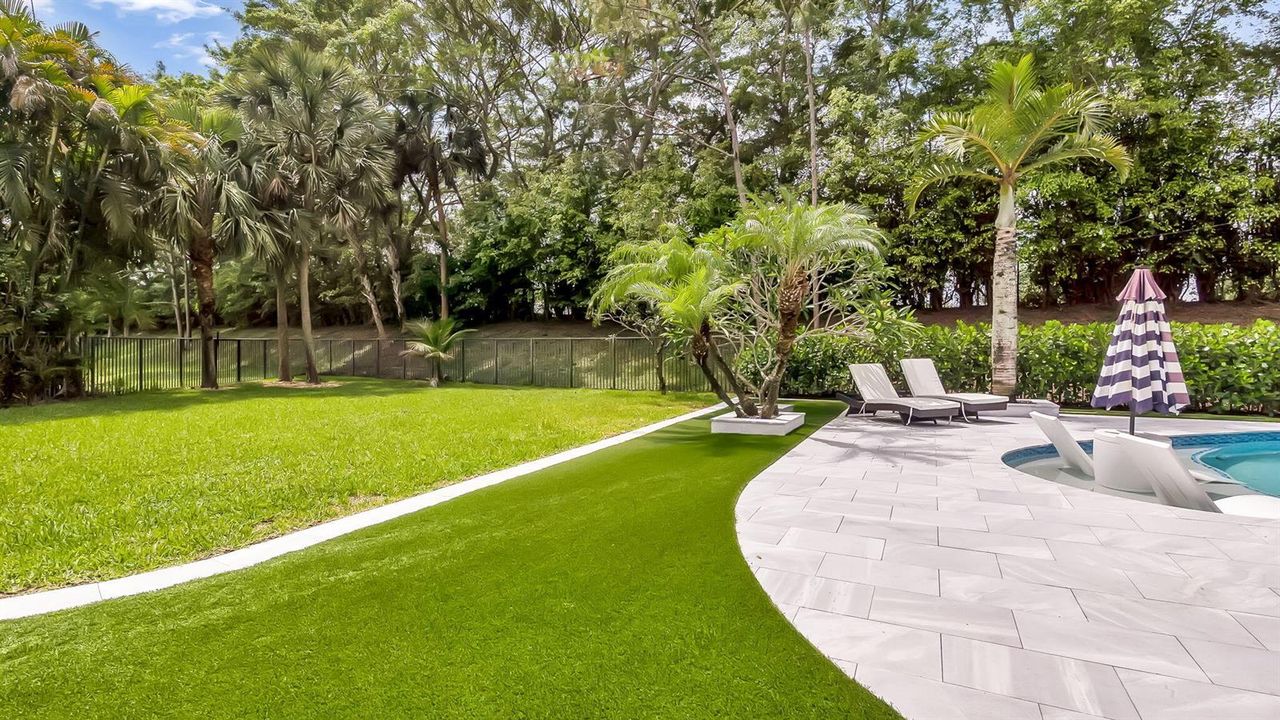 Extra yard space