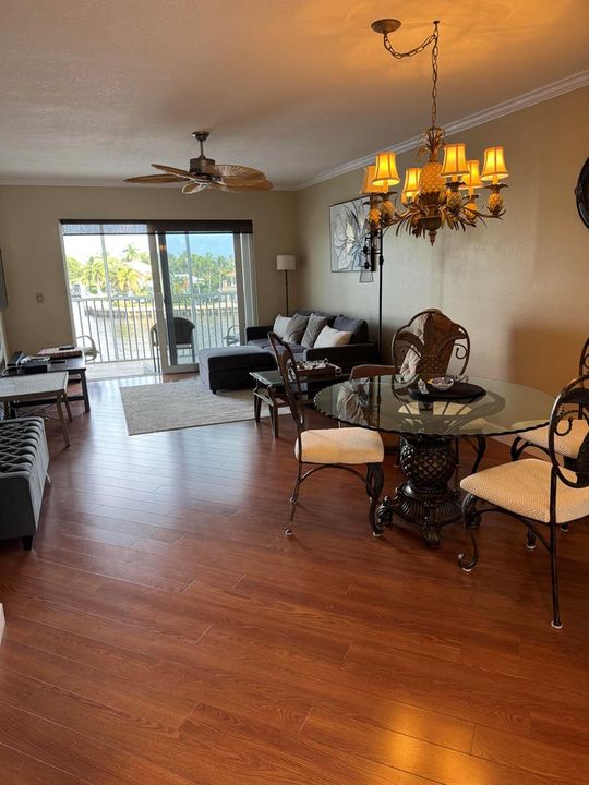 Dining and living area nice and open