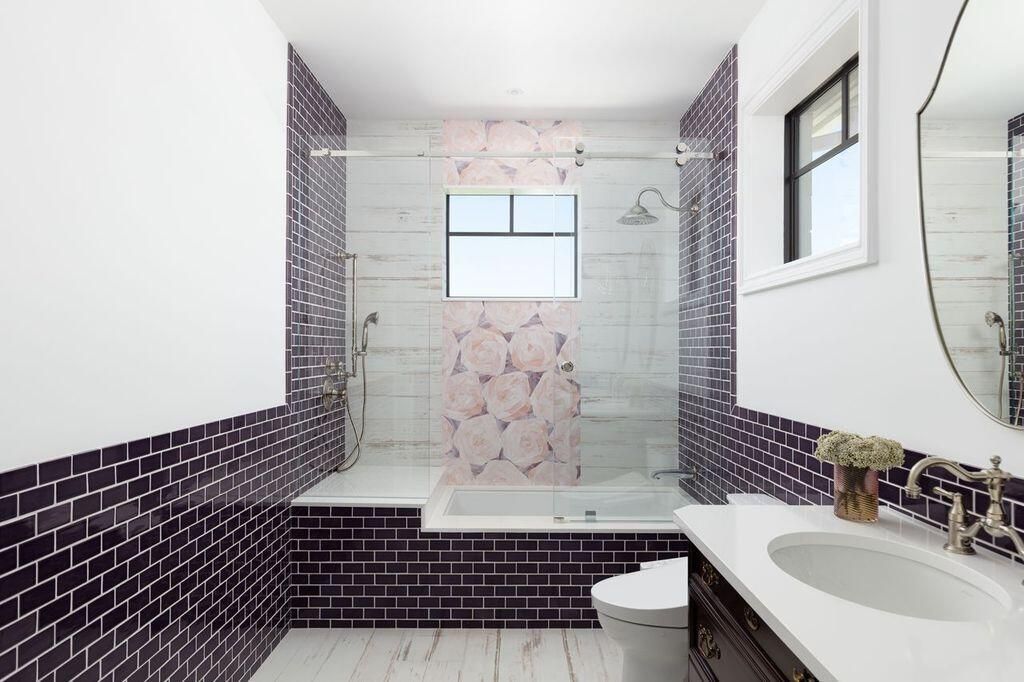 bathroom image brick tile