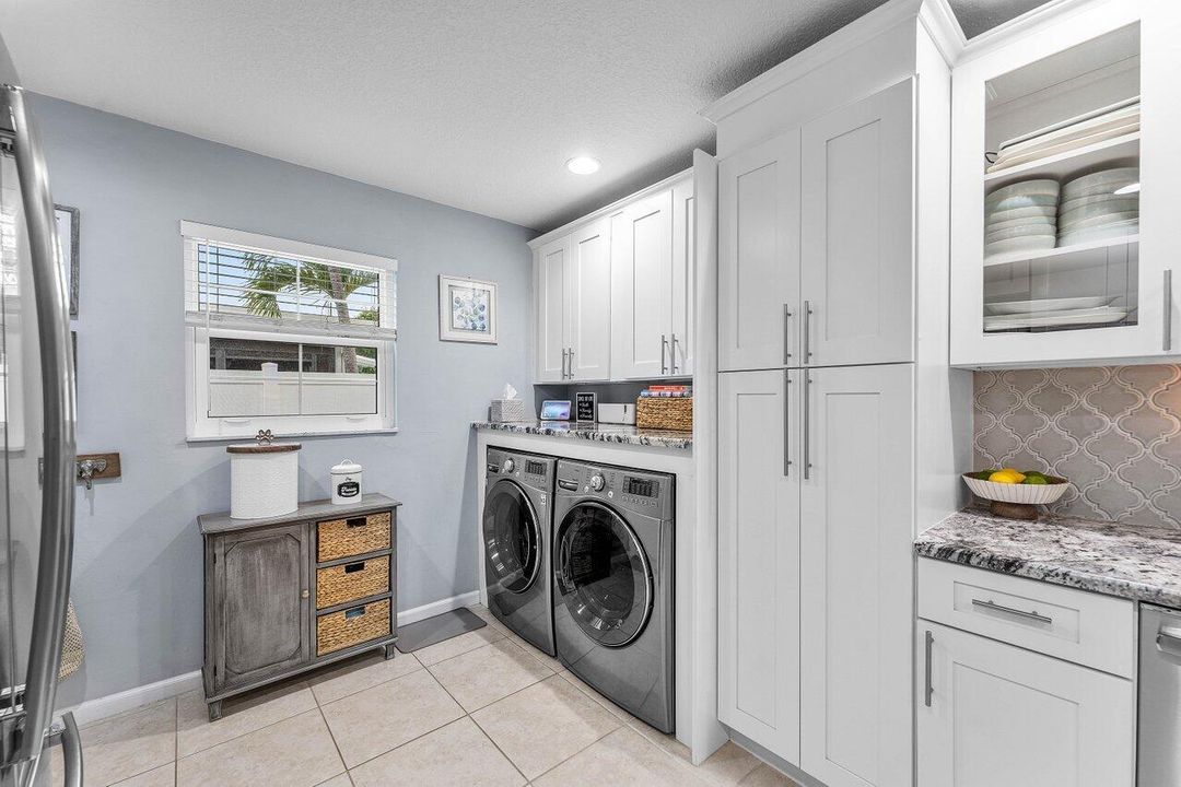 Inside laundry