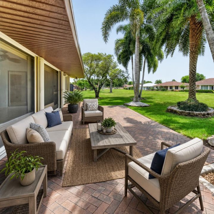 Virtual Staging Patio