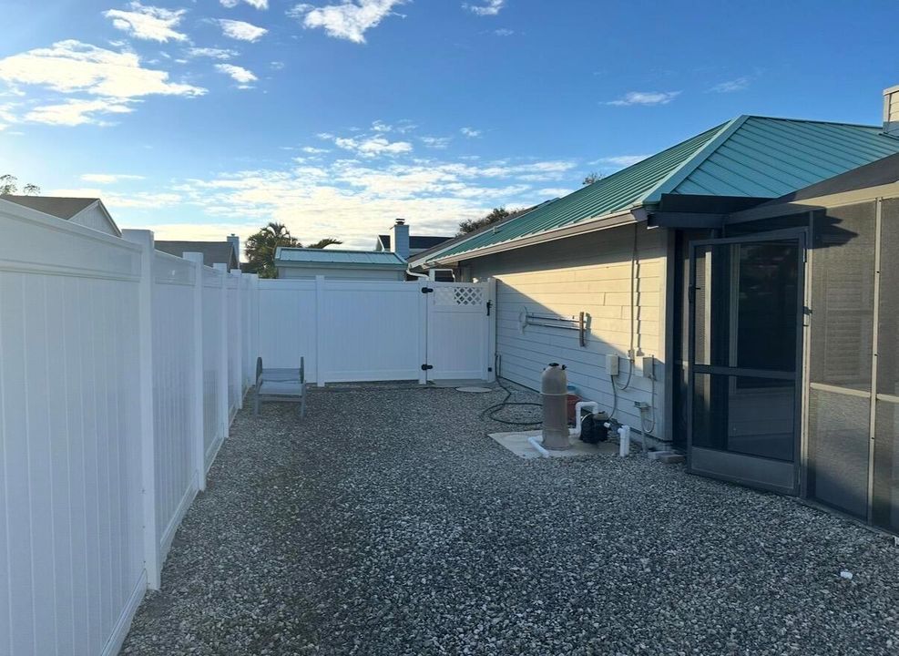 Yard RV/Boat Storage Area