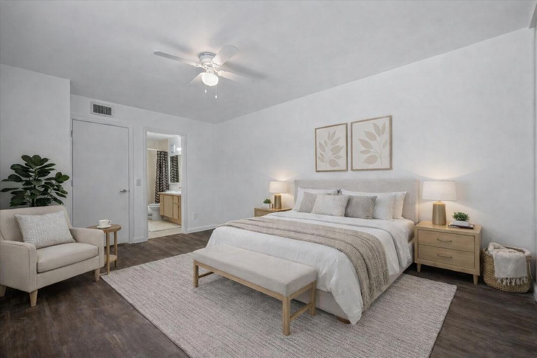 STAGED GUEST BEDROOM